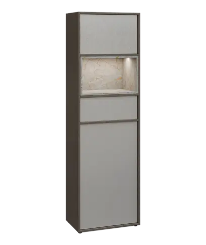 ERE V641 P kancelářská skříň, 1-dveřová/zásuvka/nika/výklop, 2000x600x400, pravá, metalická ERE V641 P kancelářská skříň, 1-dveřová/zásuvka/nika/výklop, 2000x600x400, pravá, metalická